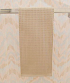 Taupe Colored Waffle Weaves Kitchen Towels 18x26 - Click Image to Close